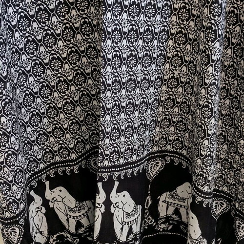 Dress new, 100% cotton, white and black, size L