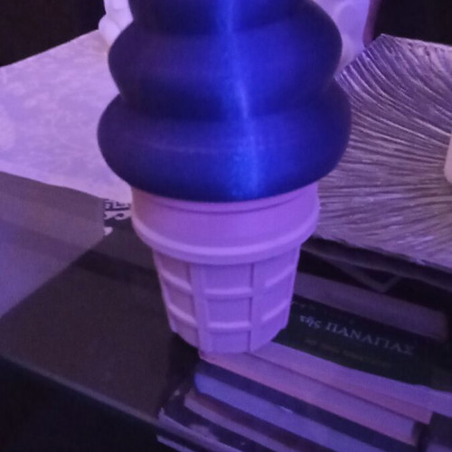 Pop art ice cream storage container
