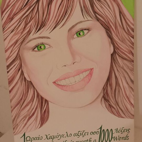 Painting Smile new on canvas