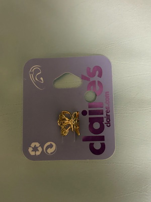 Σκουλαρίκι Cuff Αυτιού Claire's Χρυσό Στέμμα Πεταλούδα καινούργιο