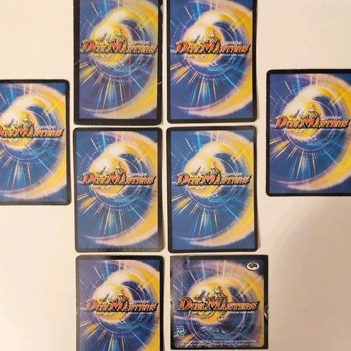 Vintage Duel Masters collectible cards used, pack of 8