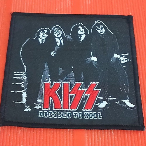 KISS Dressed to Kill Cover Woven Patch new