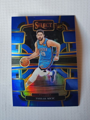 Panini-Select Basketball Card Vasilije Micic RC Concourse Blue Prizm 2023-24 new