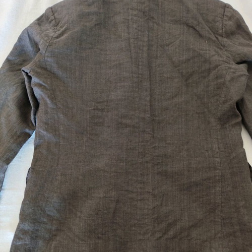 Mens Linen Blazer Free Wave grey size Small like new