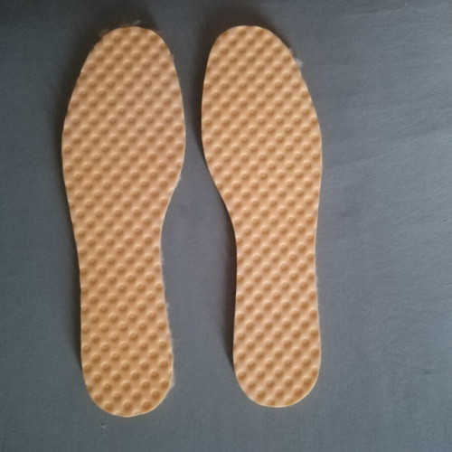 Thermal shoe insoles made of pure wool, size 44-45