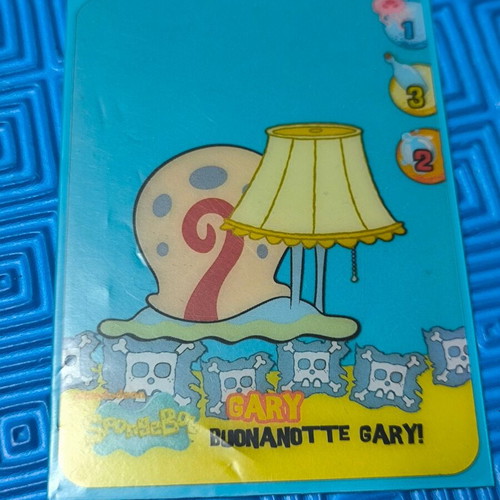 SpongeBob SquarePants collectible card set of 5 like new with sleeves