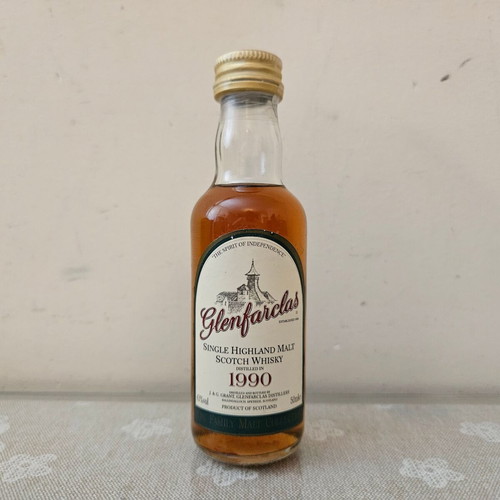 Glenfarclas Vintage 1990 single malt whisky miniature new