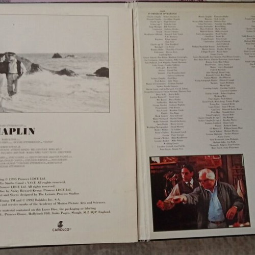 Chaplin LaserDisc special edition like new, drama