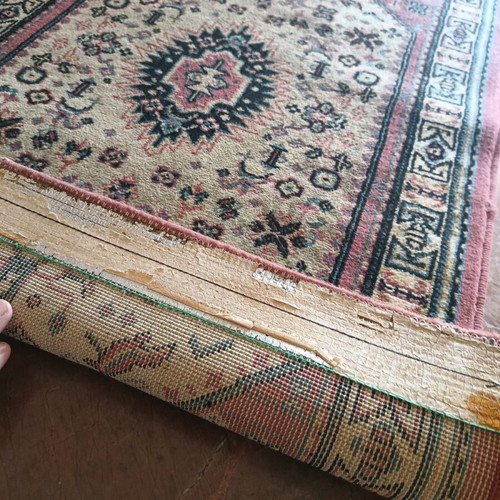 Vintage Egyptian rug used, 1970s, runner 2.00m x 75cm