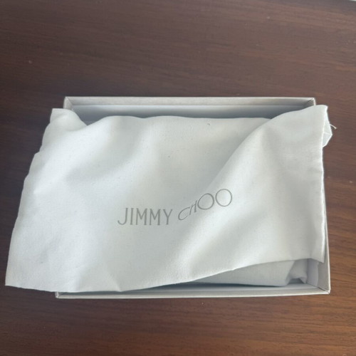 Jimmy Choo Black Leather Wallet like new with dust bag and certificate