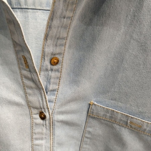 ZARA Trafaluc light blue denim shirt, M
