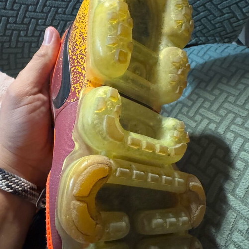 Nike Air VaporMax CS Total Crimson used, size 44, black and orange