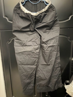 Asos pants used, thin fabric, black and white, size XXL