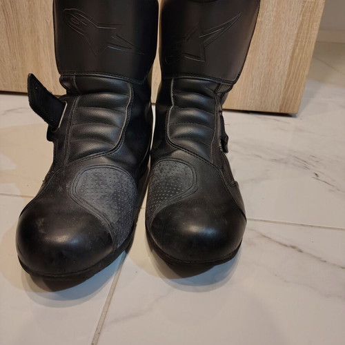 Alpinestars Ridge Waterproof Motorcycle Boots like new, black