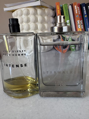 Vintage men perfumes used, set of 2 bottles