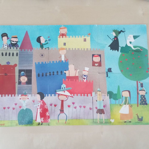 Janod Puzzle & Loto educational game used for children 4-8 years