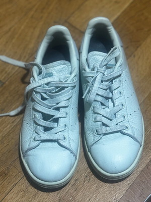 Adidas Stan Smith athletic shoes used, size 36.5, turquoise
