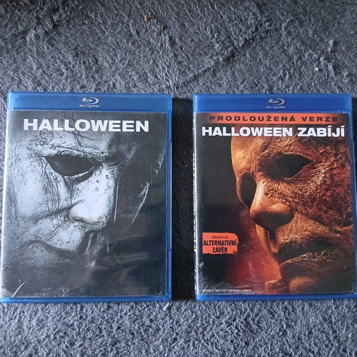 Halloween Blu-Ray like new, first two movies of the new trilogy