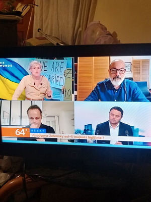 Samsung 32" TV used with Edision decoder synchronized