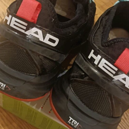 Head Sprint SF men's tennis shoes used, size 46, black/teal