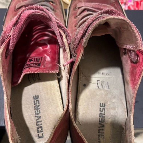 Converse All Star used sneakers red size 46