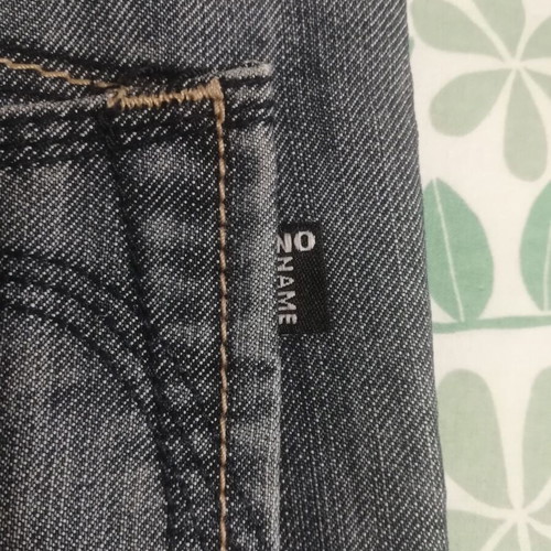 No Name bermuda shorts new, gray and blue, size L