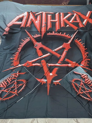 Anthrax duvet cover new with 2 pillowcases 220x240