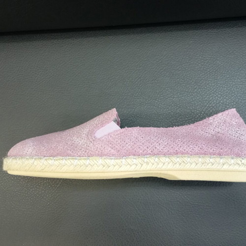 Ace espadrilles new, genuine leather, pink, size 41