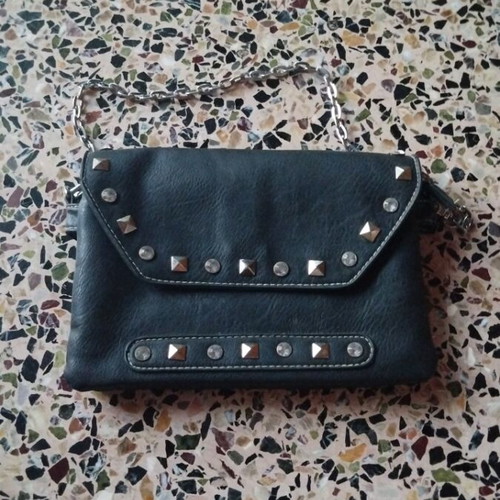 Handbag like new, black, wrist type