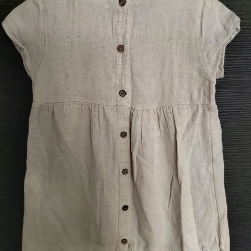 Cigit Concept dress for 3-year-old girl like new, beige with flowers