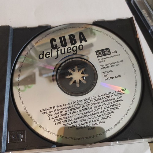 Cuba del fuego CD like new, Latin music tribute