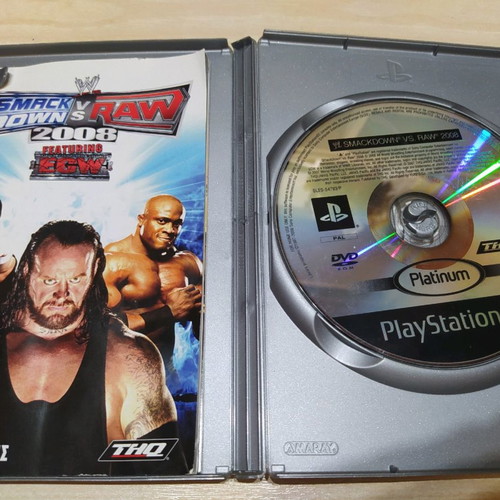 Smack Down Vs Raw 2008 PlayStation 2 game used
