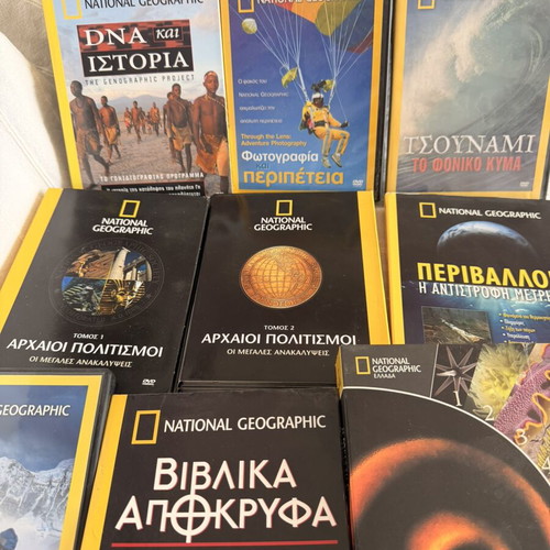 National Geographic documentary DVD box set, 15 like new