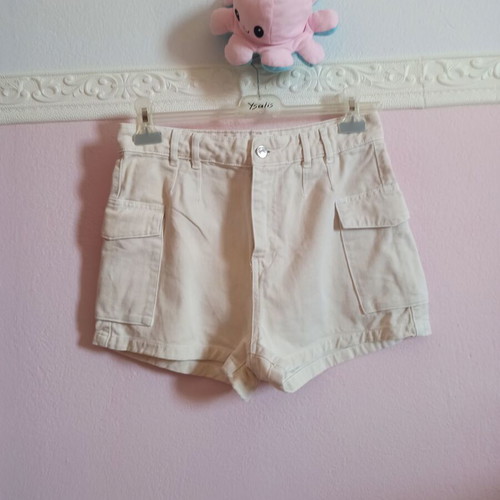 Tally Weijl women's denim shorts beige medium like new