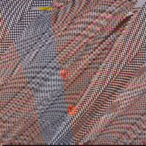 Дълга каре жилетка с качулка като нова