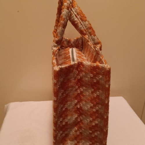 Bag to Bag fabric checked bag new