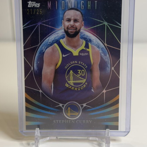 Stephen Curry Topps Midnight Basketball Card like new, limited 25