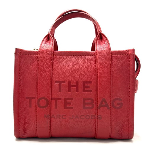 Marc Jacobs The Tote Bag small handbag used, red leather