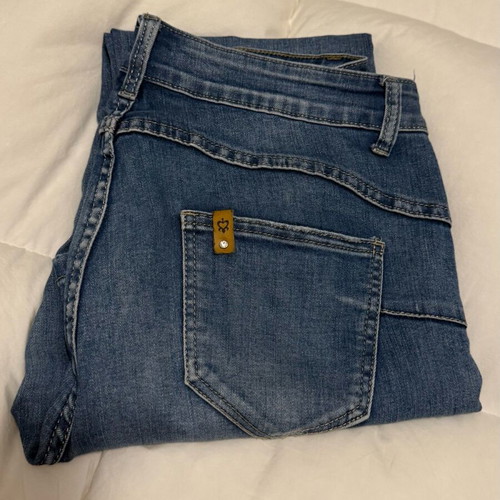Raxevksy elastic jeans used, size M, blue