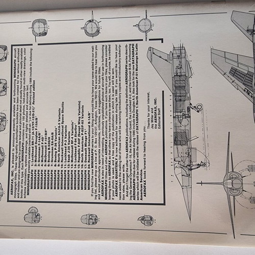 Aerofax Minigraph 17 Dassault Mirage F1 monograph like new, English