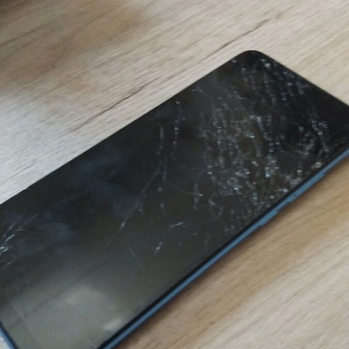 Xiaomi Redmi 10c smartphone used, screen needs replacement, blue, 64GB