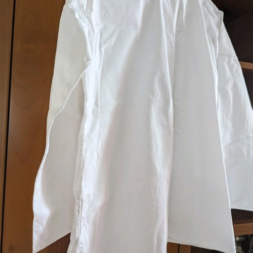 Taekwon Do uniform used, size XL, white belt