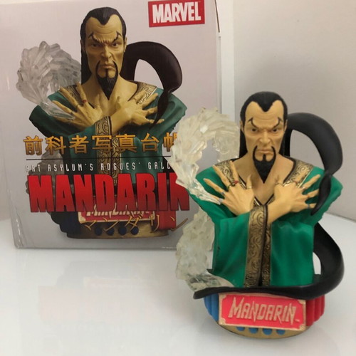 Mandarin bust new 8 inches Rogues Gallery Iron Man villain Diamond Select