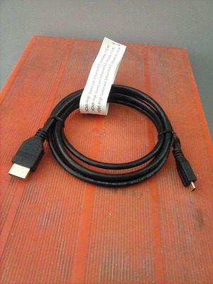 HDMI cable Male to HDMI micro Male 1.5m new with ethernet