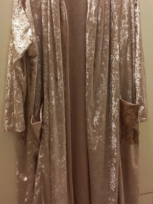 Velvet Kimono Petit Boutik one size like new, pink