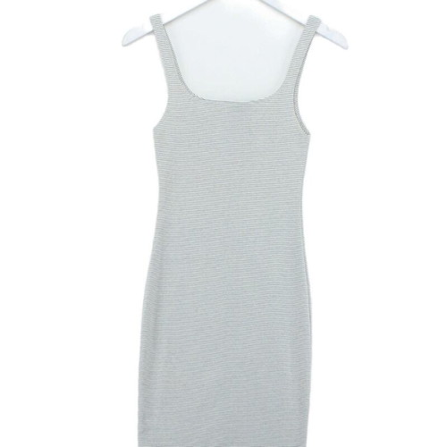 Zara midi dress like new, white and gray