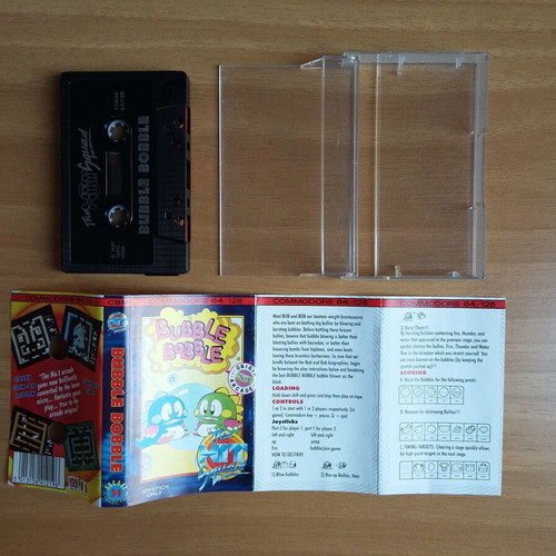 Bubble Bobble Commodore 64/128 retro action game