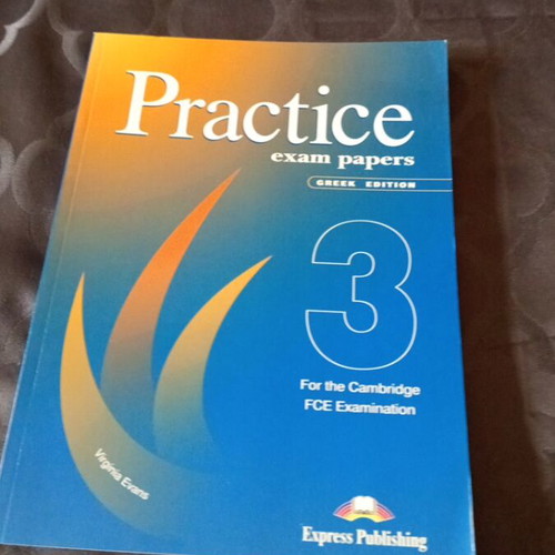 Practice Exam Papers 3 English book like new