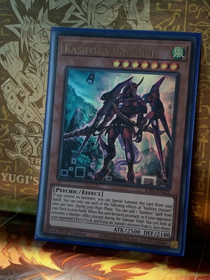 Yu-Gi-Oh! Kashtira Unicorn κάρτα καινούργιας κατάστασης