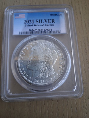 Replica American silver coin 2021